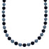 Southwest Genuine Sterling Silver Onyx And Hematite Bead Necklace RX115308